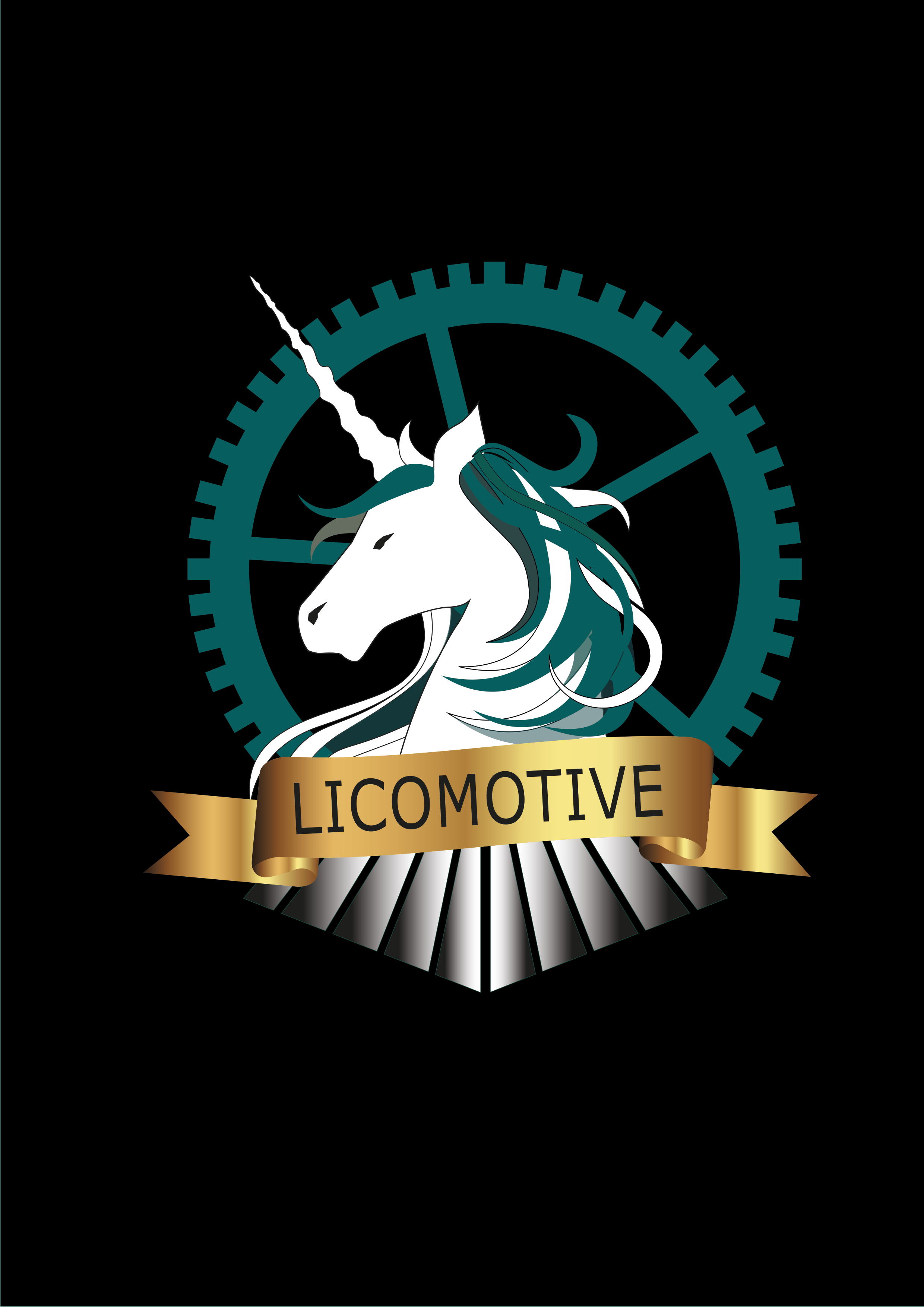 Logo licomotive représentant une licorne